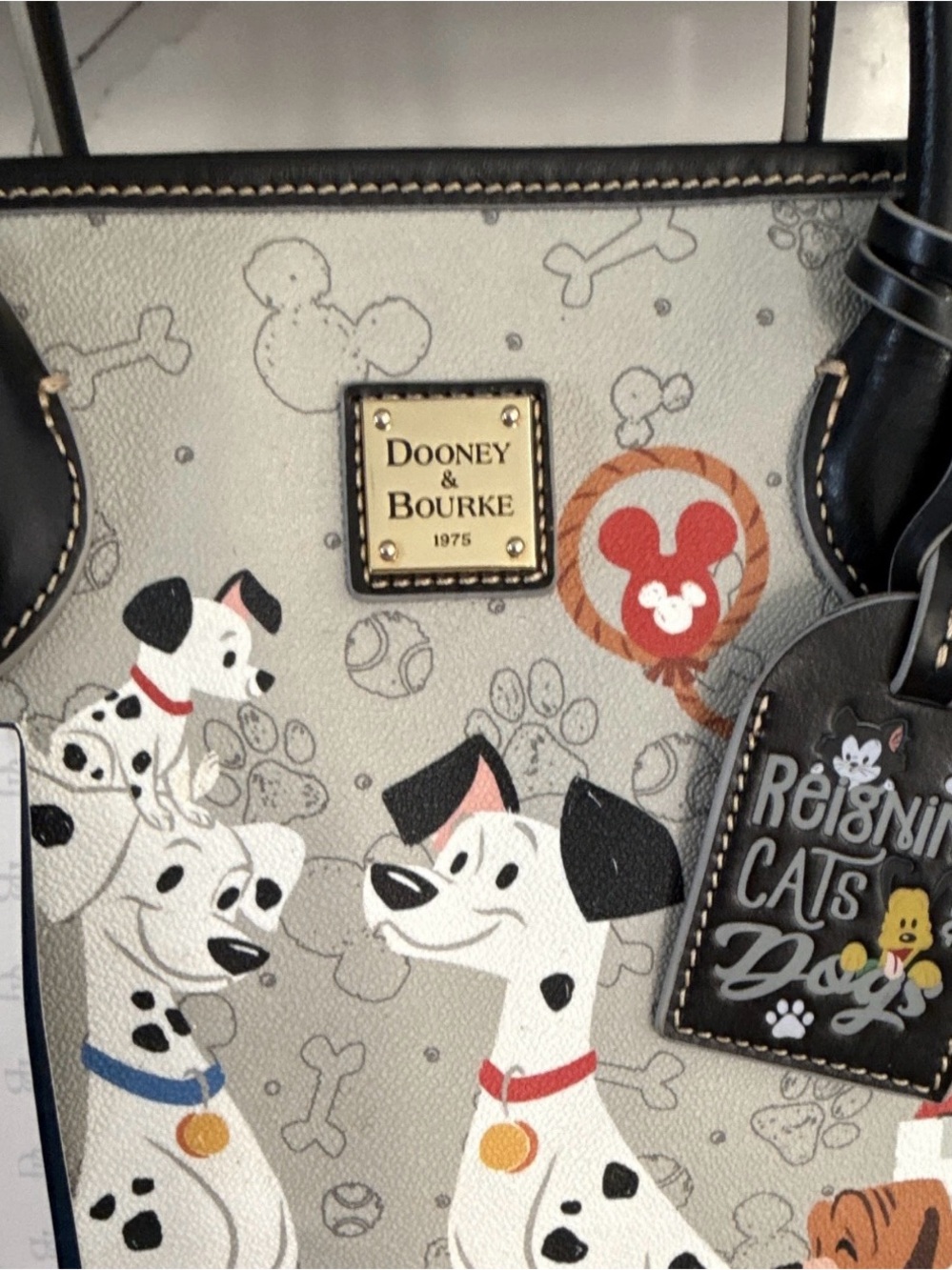 Dooney & Bourke Disney Dogs Shopper Tote - Picture 4 of 10